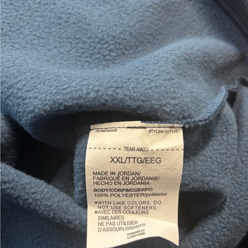 Under Armour Men's Fleece Half Zip Pullover Blue 1357145 Size 2XL